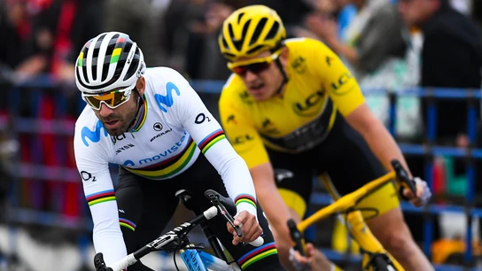 Alejandro Valverde, durante una etapa Alejandro Valverde, durante una etapa