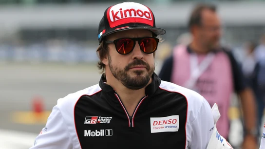 Fernando Alonso, antes de una carrera Fernando Alonso, antes de una carrera