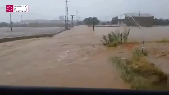 Inundaciones por las lluvias en Benicarló Inundaciones por las lluvias en Benicarló
