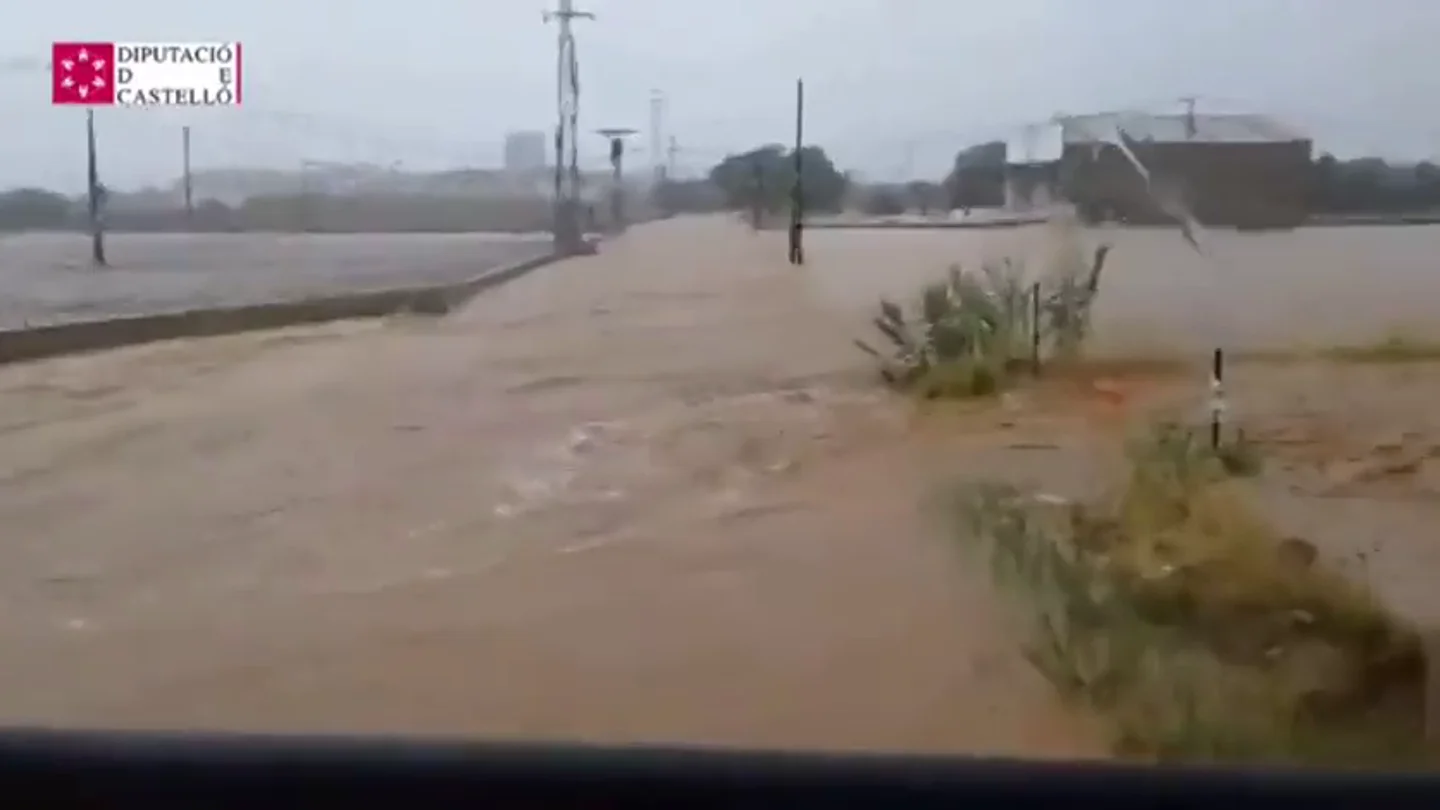Inundaciones por las lluvias en Benicarló Inundaciones por las lluvias en Benicarló
