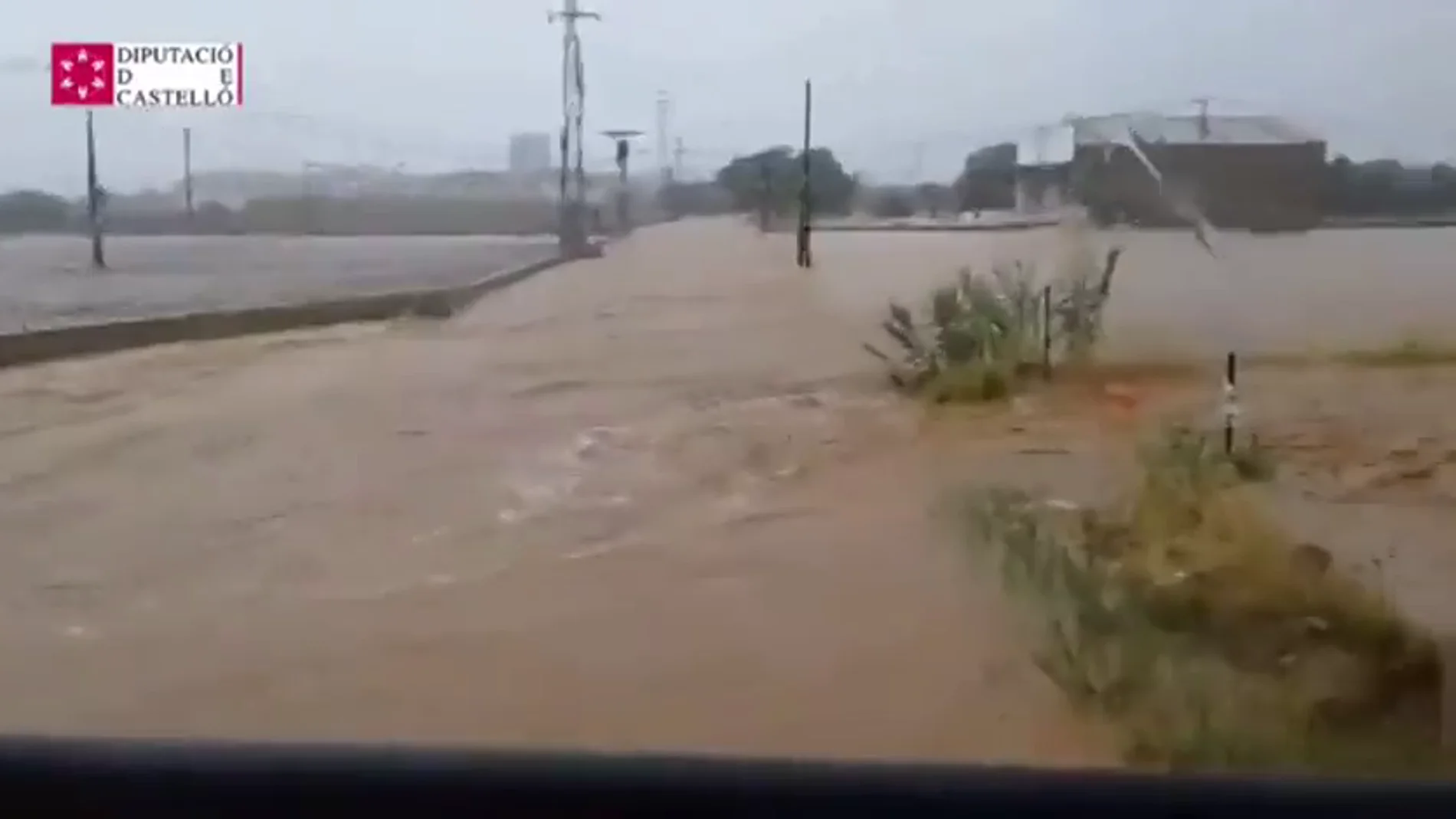 Inundaciones por las lluvias en Benicarló