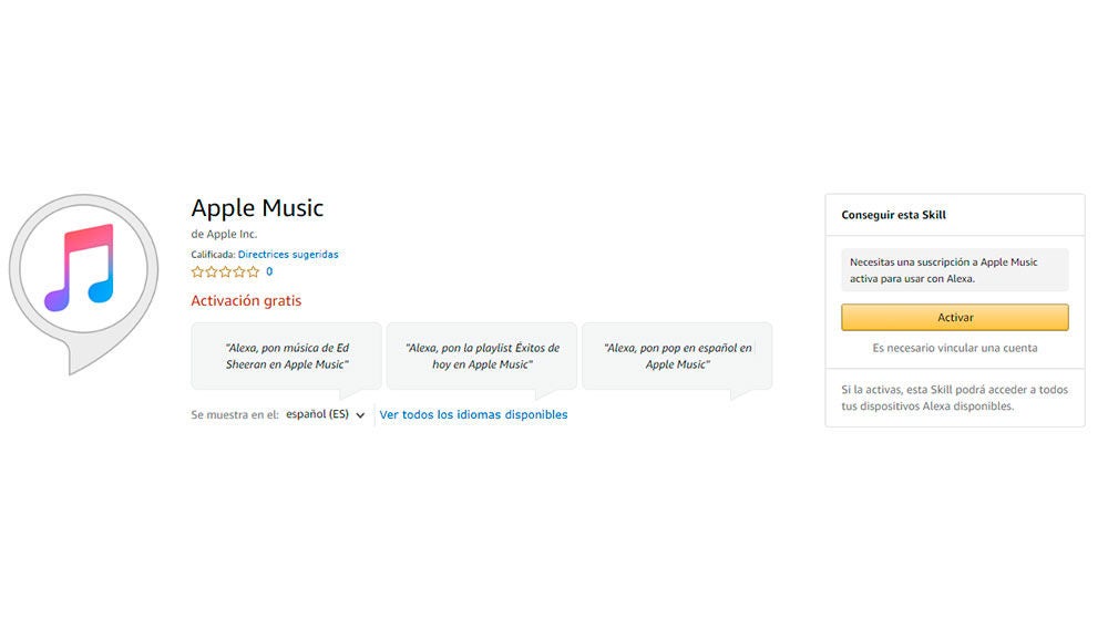 apple music en alexa españa