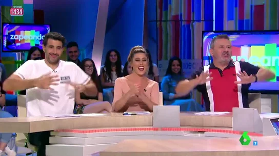 Miki Nadal se pone a prueba bailando al ritmo de la canción infantil 'Baby shark' en Zapeando ZAPEANDO