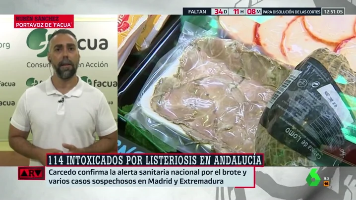 Facua critica la gestión de la Junta con el brote de listeriosis: "Es muy preocupante que una Consejería dé información falsa"