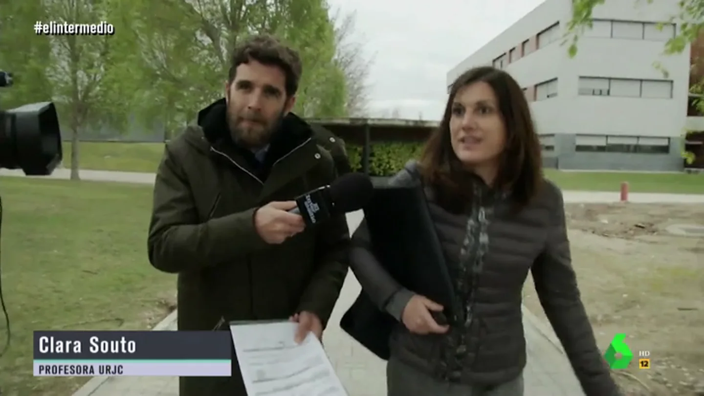 Así fue la entrevista de Gonzo a una profesora implicada en el 'Caso Cifuentes' CUANDO GONZO PUSO A PRUEBA A CLARA SOUTO