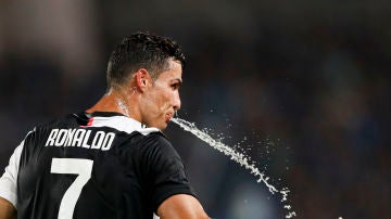 Cristiano Ronaldo, disputando un partido con la Juventus