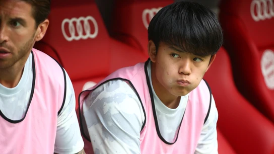 Kubo, en el banquillo del Real Madrid Kubo, en el banquillo del Real Madrid