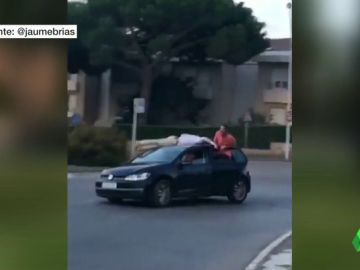 El joven segundos antes de caerse al suelo. El joven segundos antes de caerse al suelo.