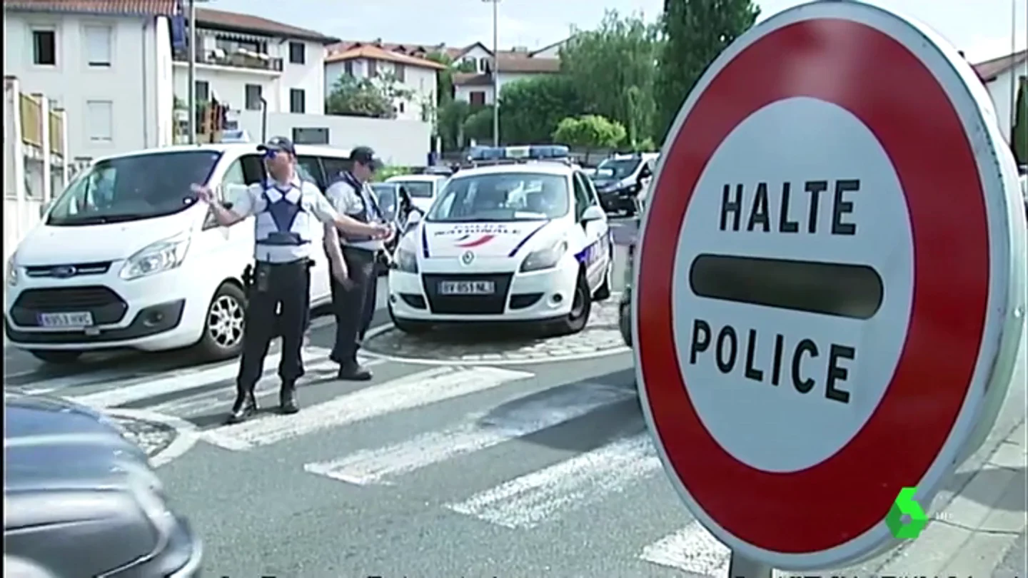 Imagen de los controles de Policía entre Francia y España por la cumbre G7 Imagen de los controles de Policía entre Francia y España por la cumbre G7
