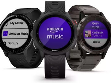 Amazon Music en los smartwatch de Garmin Amazon Music en los smartwatch de Garmin