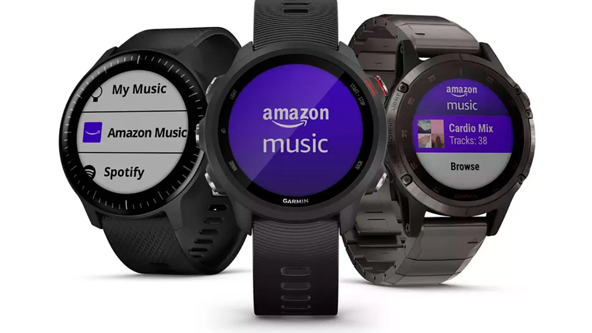 Amazon Music en los smartwatch de Garmin