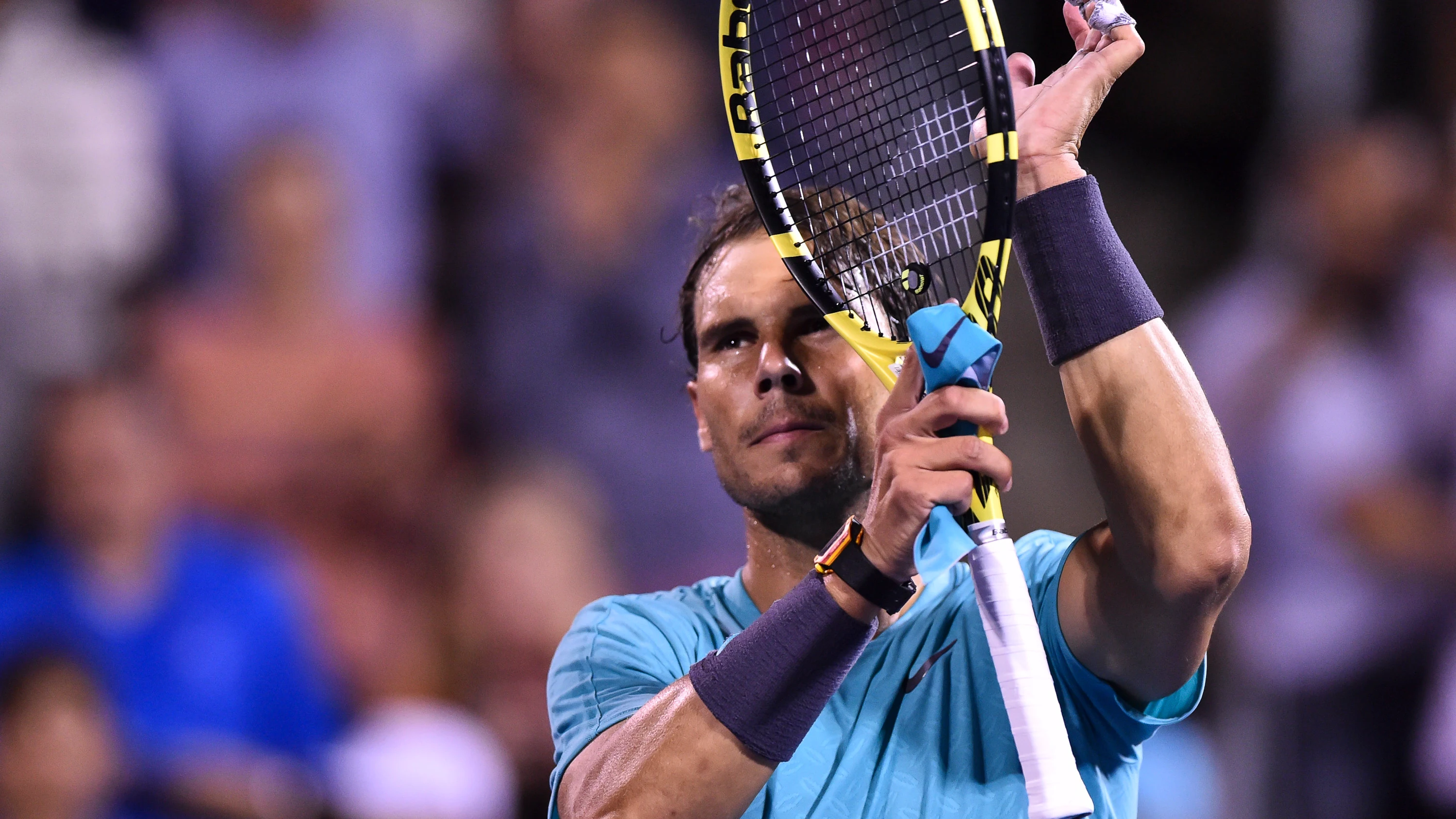 Rafa Nadal, durante el Masters de Montreal