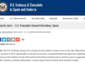Alerta del Consulado General en Barcelona Alerta del Consulado General en Barcelona