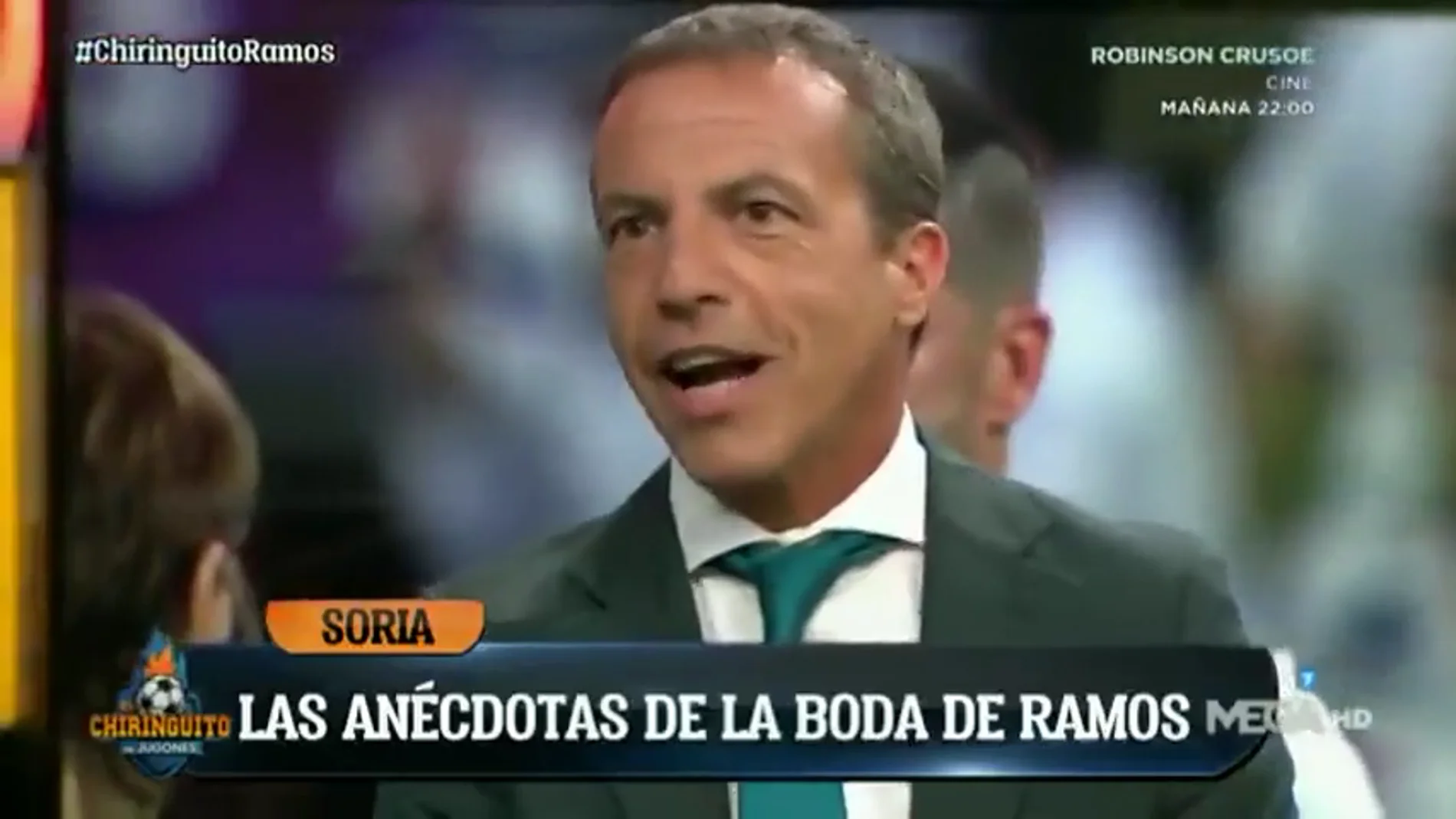 Cristóbal Soria y la "encerrona" de los jugadores del Real Madrid en la boda de Sergio Ramos: "Como salga lo de los 'coches locos'..."