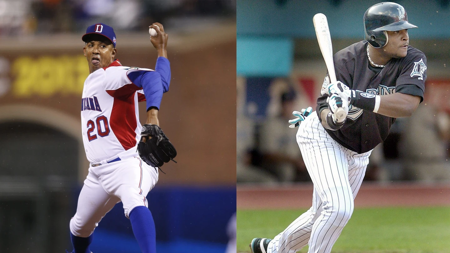 Los exjugadores de béisbol Octavio Dotel y Luis Castillo Los exjugadores de béisbol Octavio Dotel y Luis Castillo