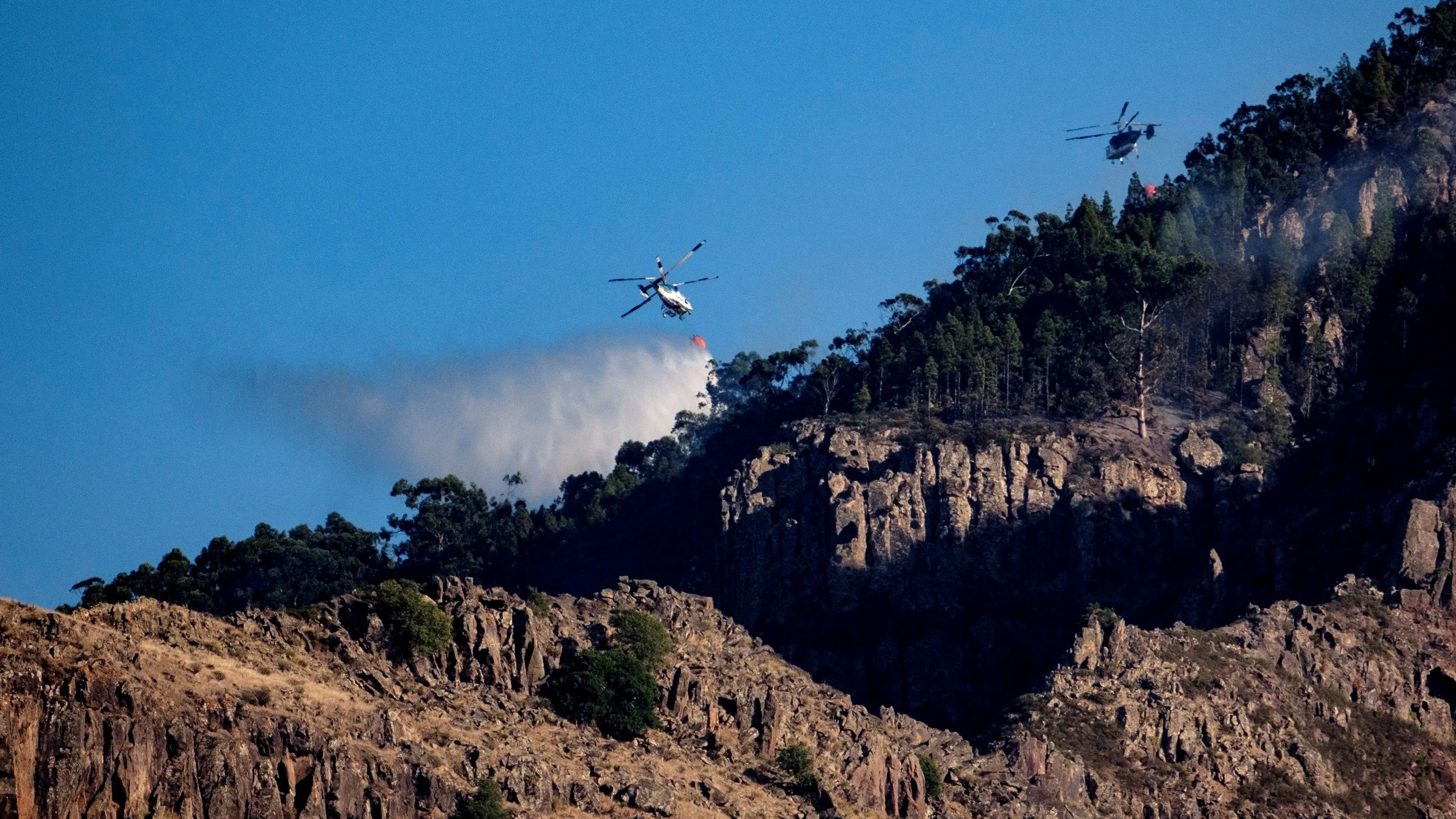 El incendio en Gran Canaria, estabilizado y camino de ser controlado