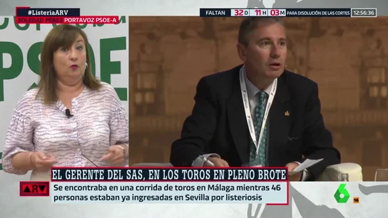 El PSOE andaluz critica la gestión del PP con el brote de listeriosis: "Hay una falta de humanidad de los que gobiernan en Andalucía" El PSOE andaluz critica la gestión del PP con el brote de listeriosis: "Hay una falta de humanidad de los que gobiernan en Andalucía"