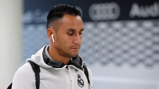 Keylor Navas, concentrado Keylor Navas, concentrado