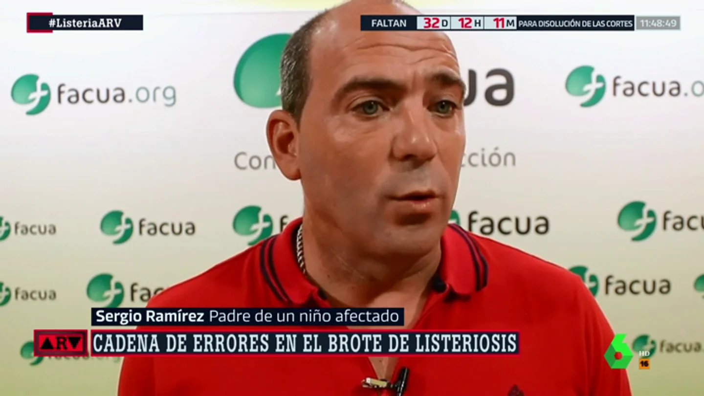 Padre de un niño afectado por listeriosis Padre de un niño afectado por listeriosis