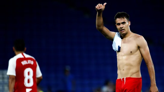 Reguilón, tras el partido contra el Espanyol Reguilón, tras el partido contra el Espanyol