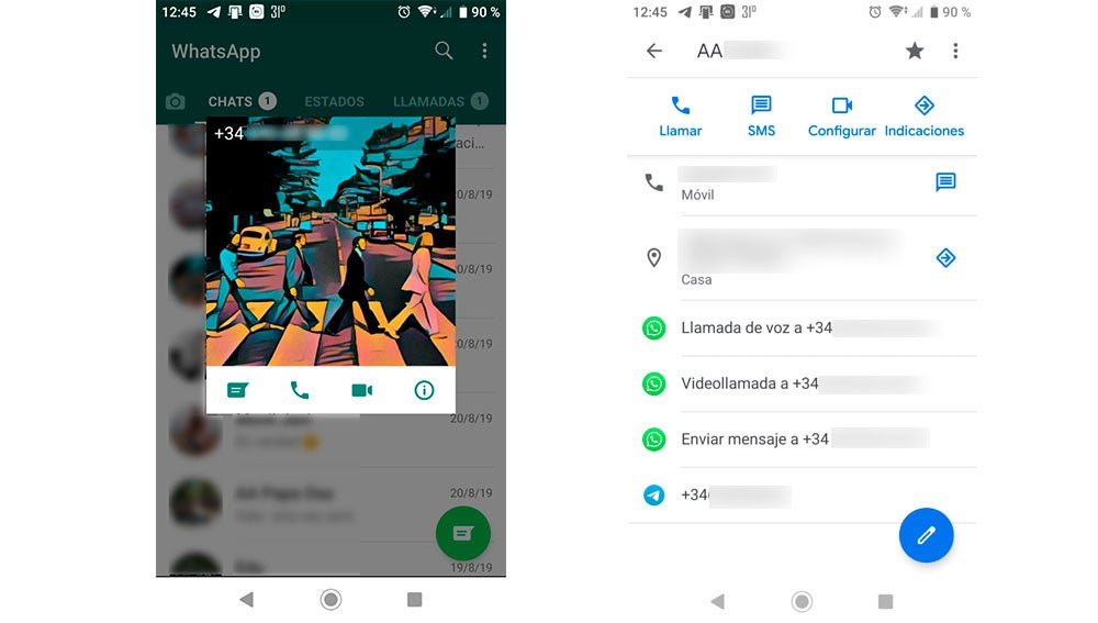 Alternativas para hacer las llamadas en WhatsApp