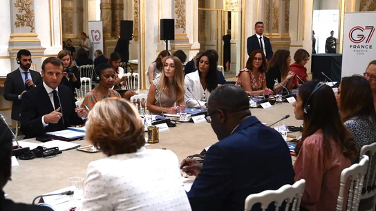 Los líderes se reúnen en la cumbre del G7 en la localidad francesa de Biarritz Los líderes se reúnen en la cumbre del G7 en la localidad francesa de Biarritz