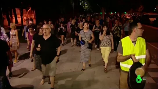 Cacerolada en Barcelona por la inseguridad Cacerolada en Barcelona por la inseguridad