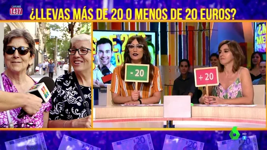 'El Juego de la SemAnna': Adivinar si la calle lleva más de 20 euros en su cartera ZAPEANDO