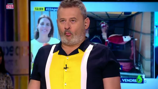 Miki Nadal desata las risas en Zapeando con su divertida imitación a unos cabezudos ZAPEANDO