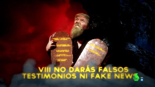 Los diez mandamientos de Trump recogidos por Ana Morgade en Zapeando ZAPEANDO