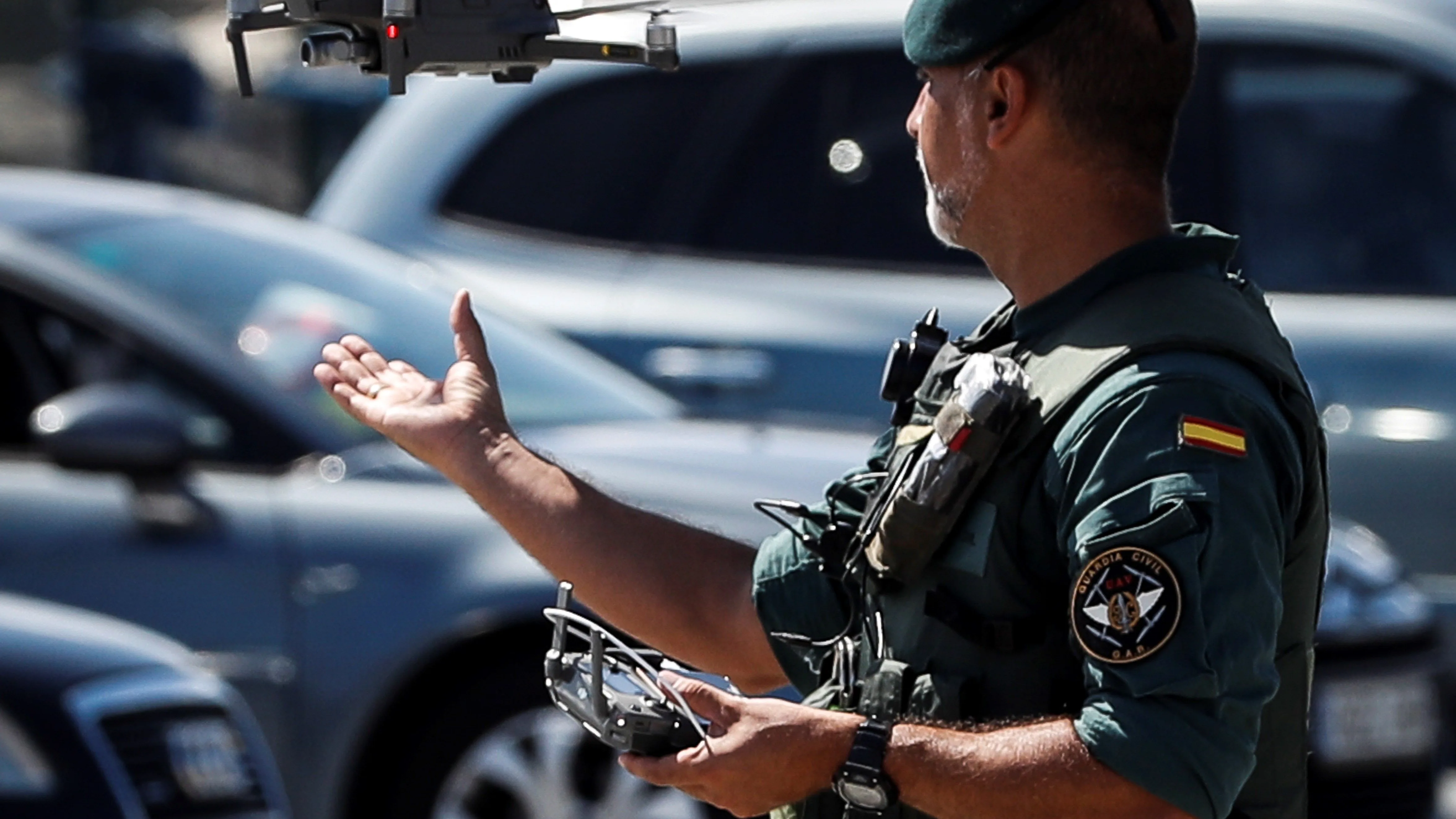 Agente de la Guardia Civil en Biarritz