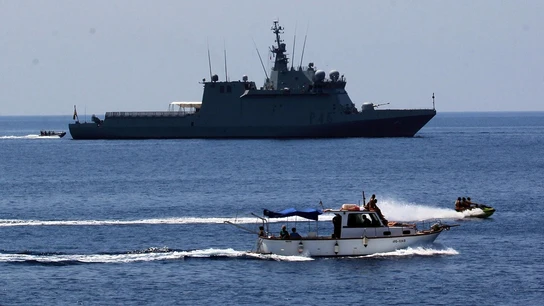 El buque 'Audaz' de la Armada Española El buque 'Audaz' de la Armada Española.