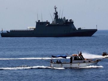 El buque 'Audaz' de la Armada Española El buque 'Audaz' de la Armada Española