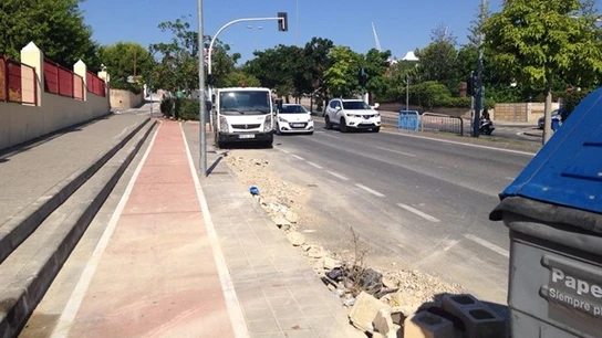 Avenida donde ha tenido lugar el accidente Avenida donde ha tenido lugar el accidente