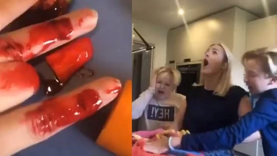 Macabra broma de una madre a sus hijos Macabra broma de una madre a sus hijos