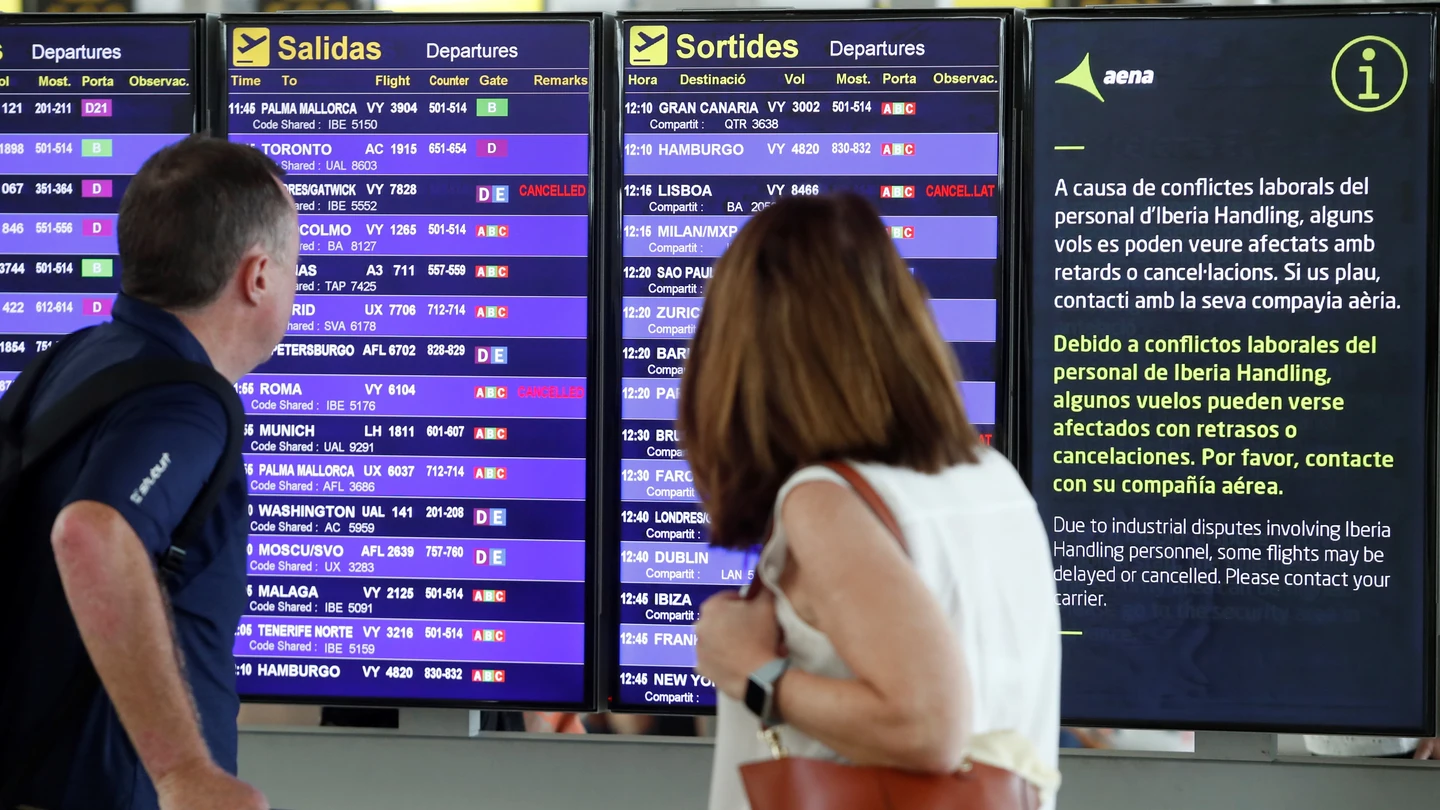 Normalidad en el Aeropuerto de El Prat Normalidad en el Aeropuerto de El Prat