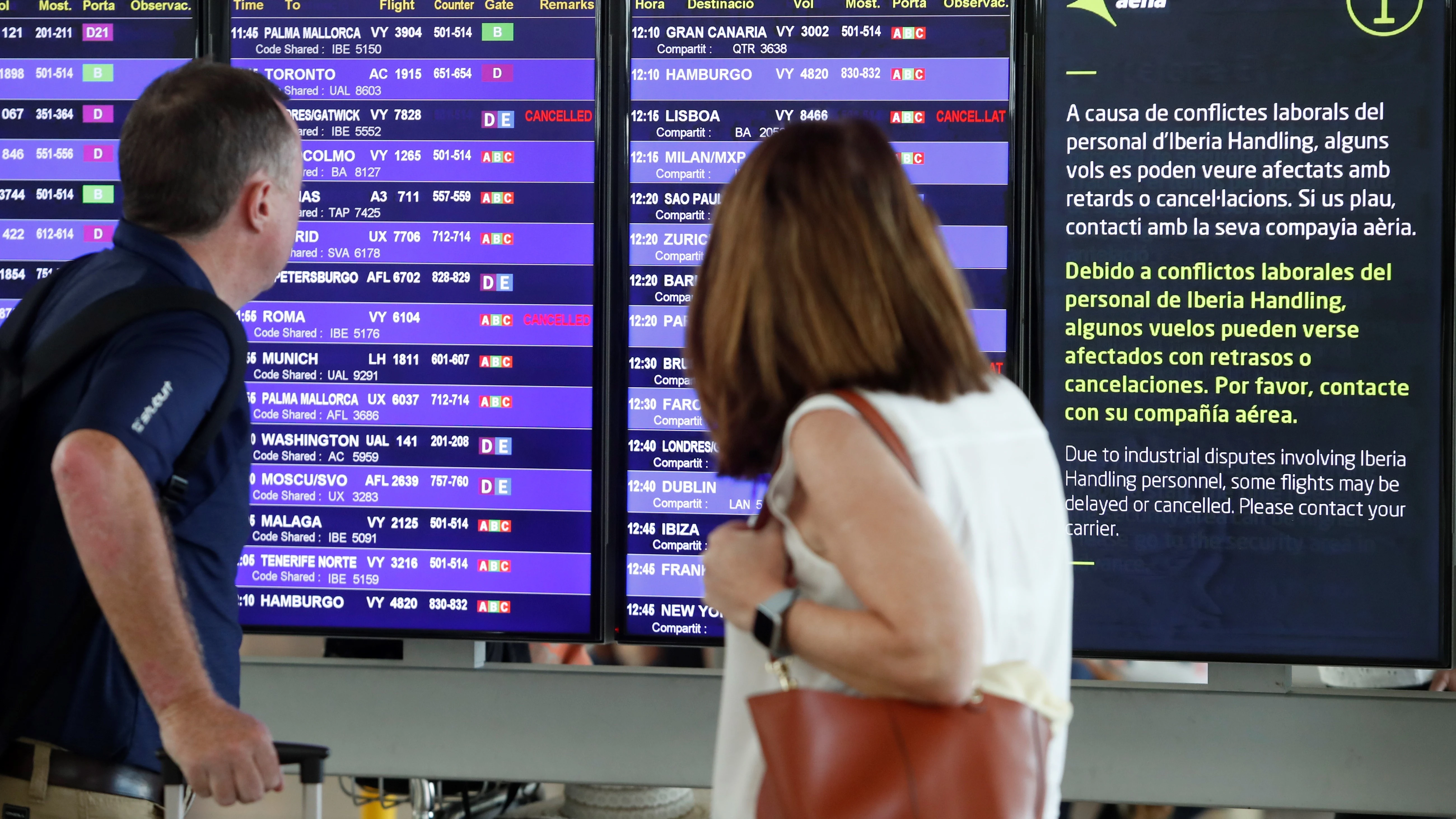 Normalidad en el Aeropuerto de El Prat