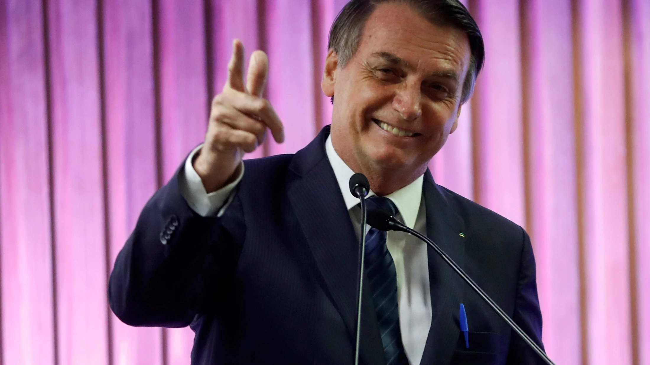 El presidente brasileño, Jair Bolsonaro