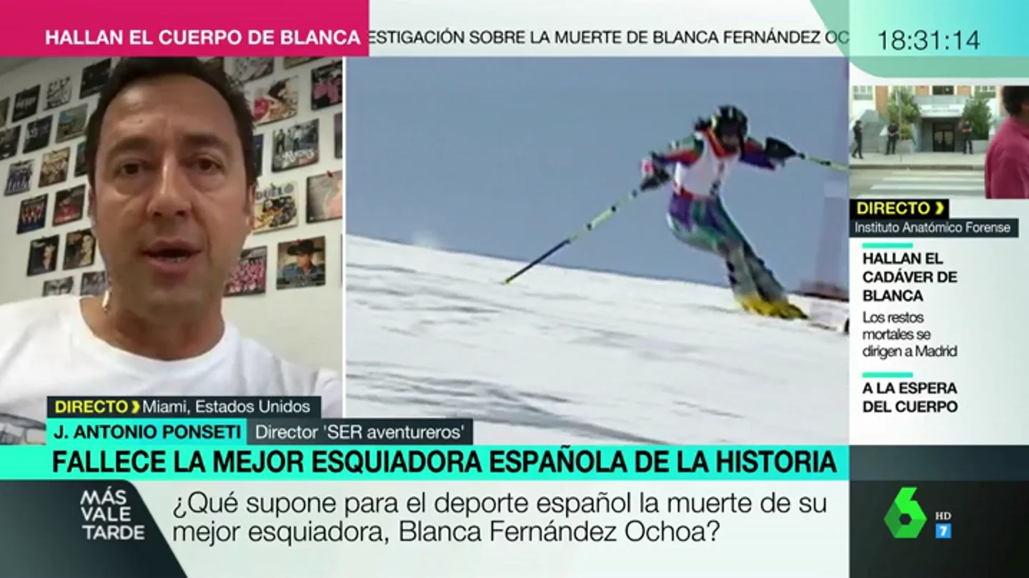 José Antonio Ponseti repasa la trayectoria de Blanca Fernández Ochoa: "Antes de ella no habría nada. Abrió todas las puertas" José Antonio Ponseti repasa la trayectoria de Blanca Fernández Ochoa: "Antes de ella no habría nada. Abrió todas las puertas"