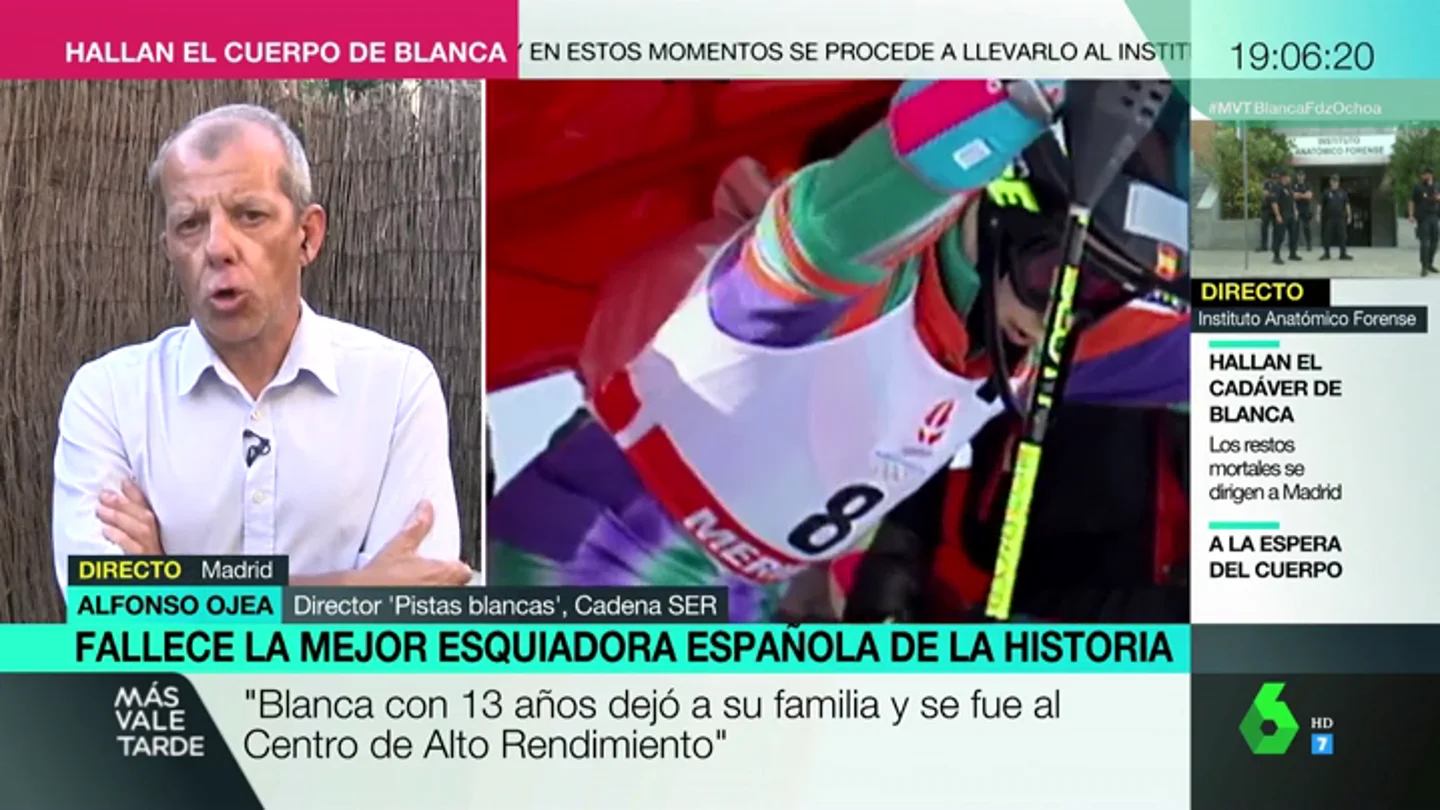 Alfonso Ojea, sobre la operación de búsqueda de Blanca Fernández Ochoa: "Ha habido muchas cosas que no me han cuadrado" Alfonso Ojea, sobre la operación de búsqueda de Blanca Fernández Ochoa: "Ha habido muchas cosas que no me han cuadrado"