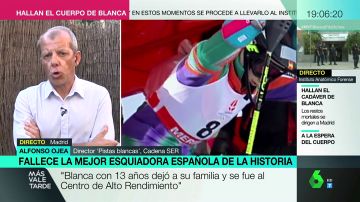 Alfonso Ojea, sobre la operación de búsqueda de Blanca Fernández Ochoa: "Ha habido muchas cosas que no me han cuadrado"
