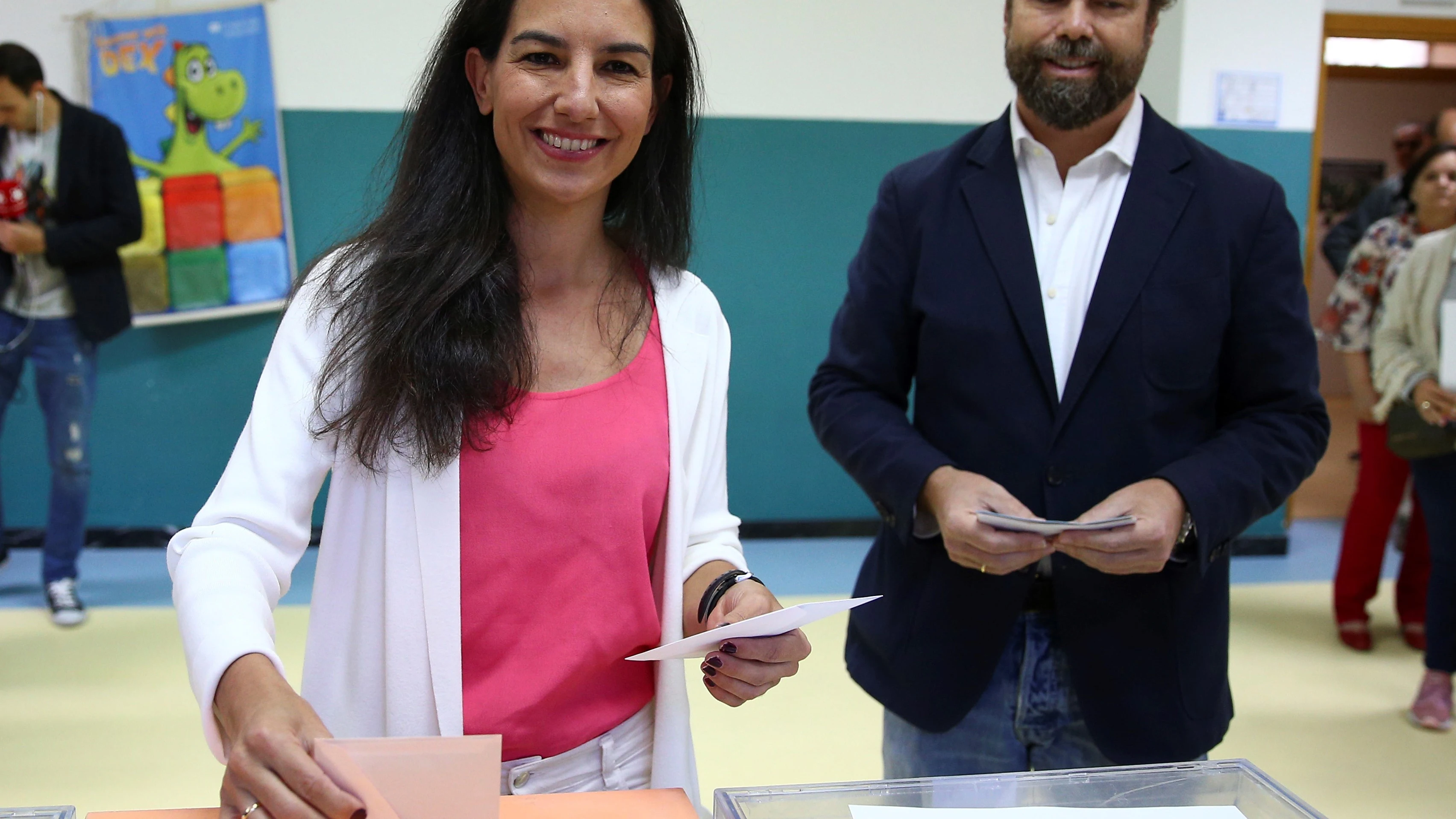 Rocío Monasterio e Iván Espinosa de los Monteros, dirigentes de Vox, en una foto de archivo.