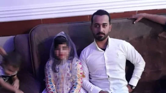 Imagen del día de la boda entre una menor de nueve años y un hombre de 28 Imagen del día de la boda entre una menor de nueve años y un hombre de 28