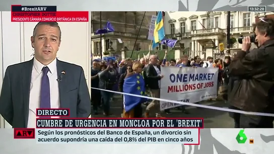 La Cámara de Comercio Británica alerta sobre el Brexit: "España sería el segundo país más afectado por una salida sin acuerdo" La Cámara de Comercio Británica alerta sobre el Brexit: "España sería el segundo país más afectado por una salida sin acuerdo"