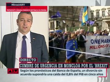 La Cámara de Comercio Británica alerta sobre el Brexit: "España sería el segundo país más afectado por una salida sin acuerdo" La Cámara de Comercio Británica alerta sobre el Brexit: "España sería el segundo país más afectado por una salida sin acuerdo"