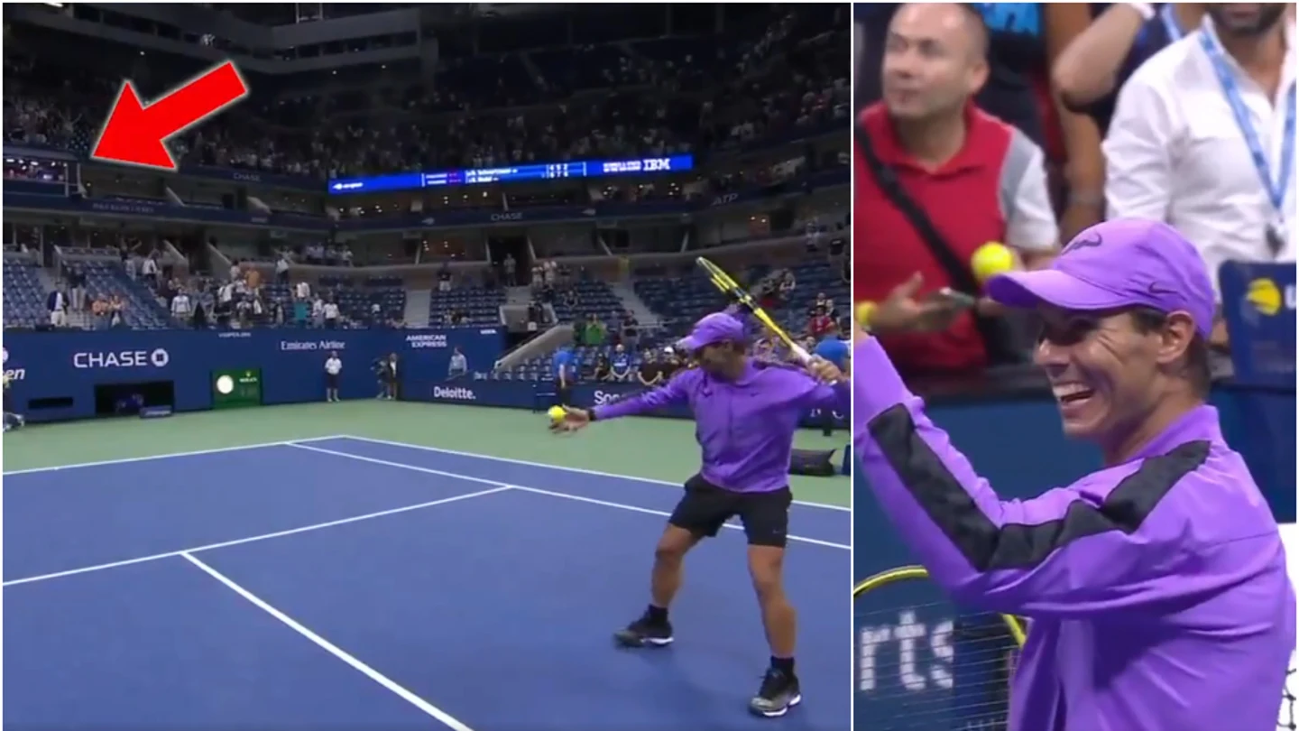El soberbio golpe de Nadal en el US Open El soberbio golpe de Nadal en el US Open
