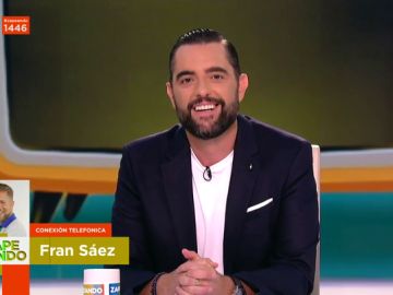 ¿Qué hay detrás de los surrealistas estornudos en pleno directo de Fran? El presentador lo desvela en Zapeando ¿Qué hay detrás de los surrealistas estornudos en pleno directo de Fran? El presentador lo desvela en Zapeando