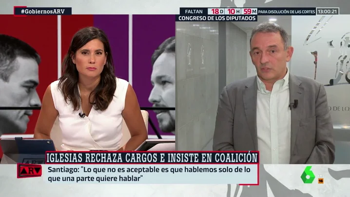 Enrique Santiago, diputado IU: "El mandato de la militancia es que trabajemos por un Gobierno de coalición"