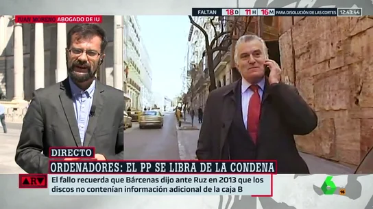 El abogado de IU cuestiona la absolución en el juicio de los ordenadores: "Para el juez era demasiado echar una sentencia sobre el PP" El abogado de IU cuestiona la absolución en el juicio de los ordenadores: "Para el juez era demasiado echar una sentencia sobre el PP"