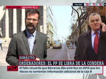 El abogado de IU cuestiona la absolución en el juicio de los ordenadores: "Para el juez era demasiado echar una sentencia sobre el PP" El abogado de IU cuestiona la absolución en el juicio de los ordenadores: "Para el juez era demasiado echar una sentencia sobre el PP"